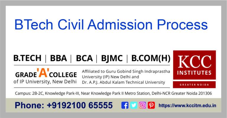 BTech Civil Admission Process | Btech Civil Fees | KCC ITM